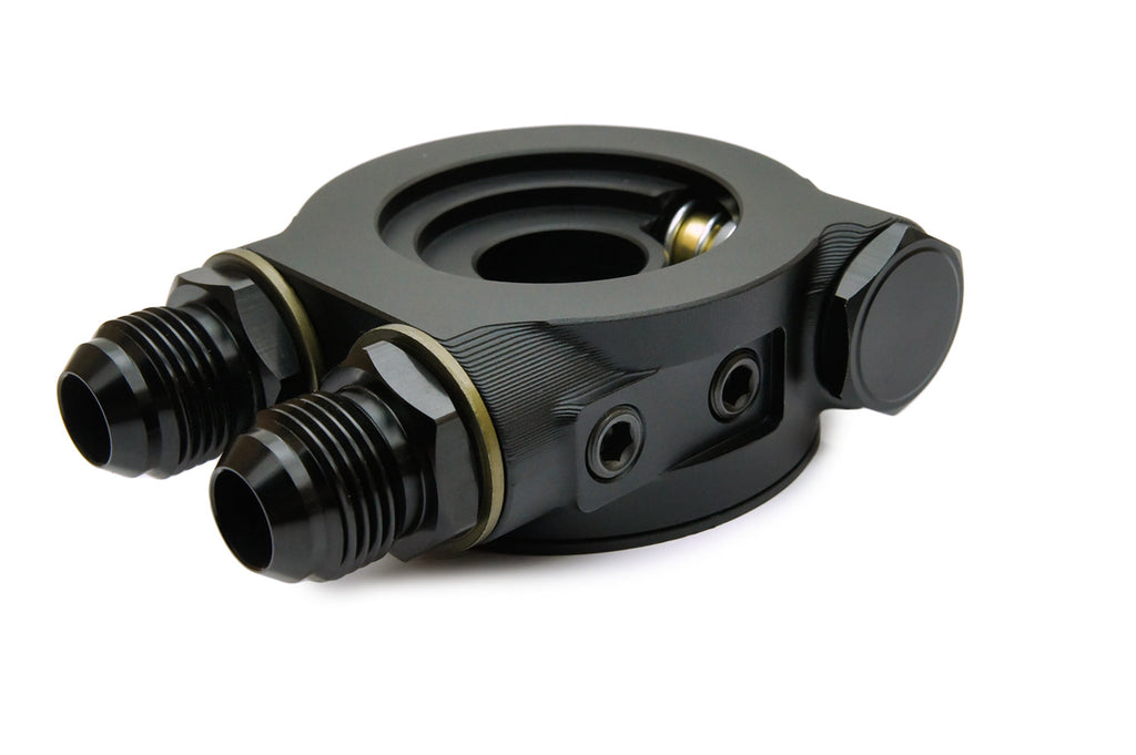 PSR Thermostatic 2-Port Oil Cooler Sandwich Plate w/10AN Fittings PSR-OSP-004 image 3