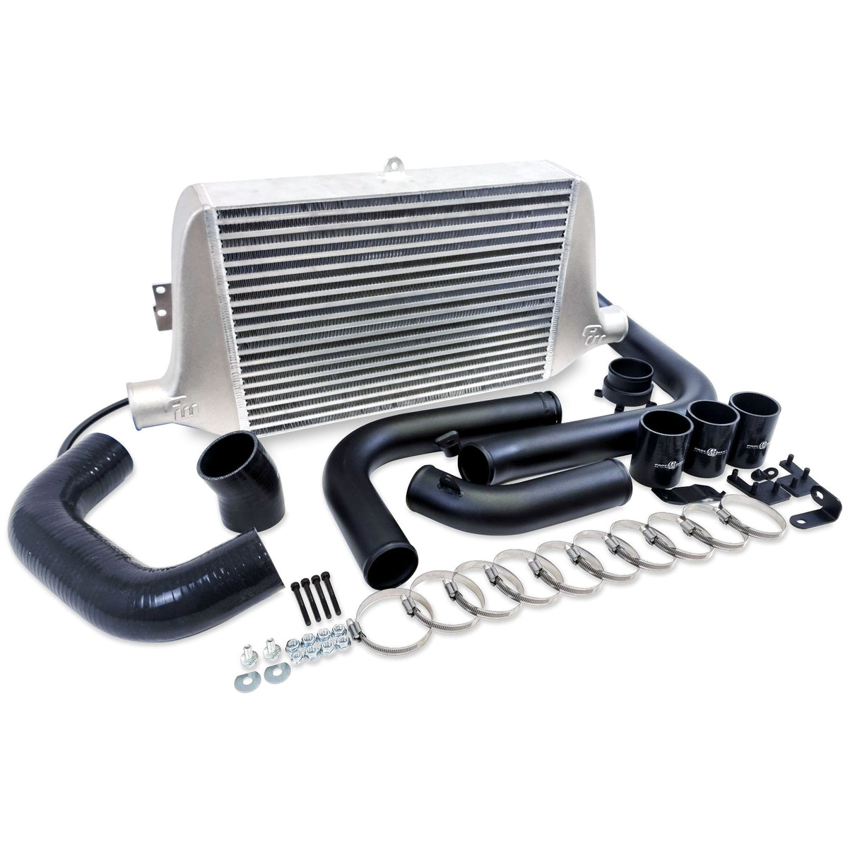 Process West Stage 2 100mm Front Mount Intercooler Kit w/Raw Finish Core