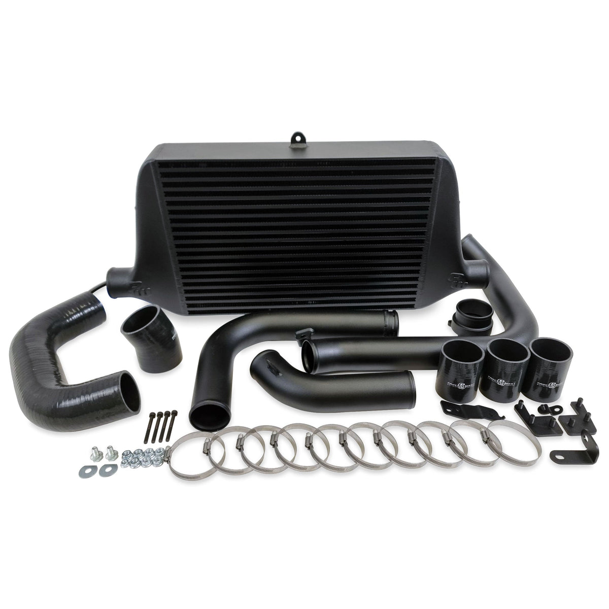 Process West Stage 2 100mm Front Mount Intercooler Kit w/Black Core - Suit PW Intake Manifold