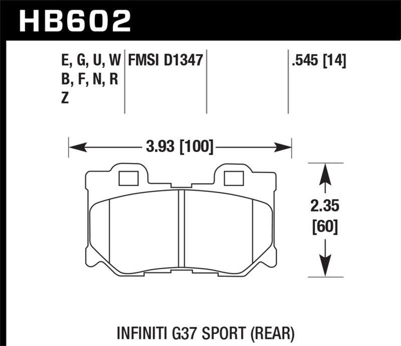 Project Mu RC09 Club Racer Rear Brake Pads