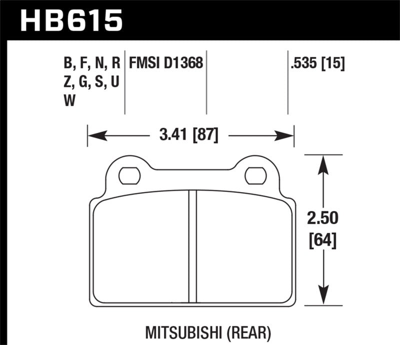 Project Mu RC09 Club Racer Rear Brake Pads