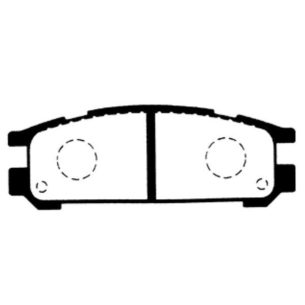 Project Mu NS EP Rear Brake Pads image 2