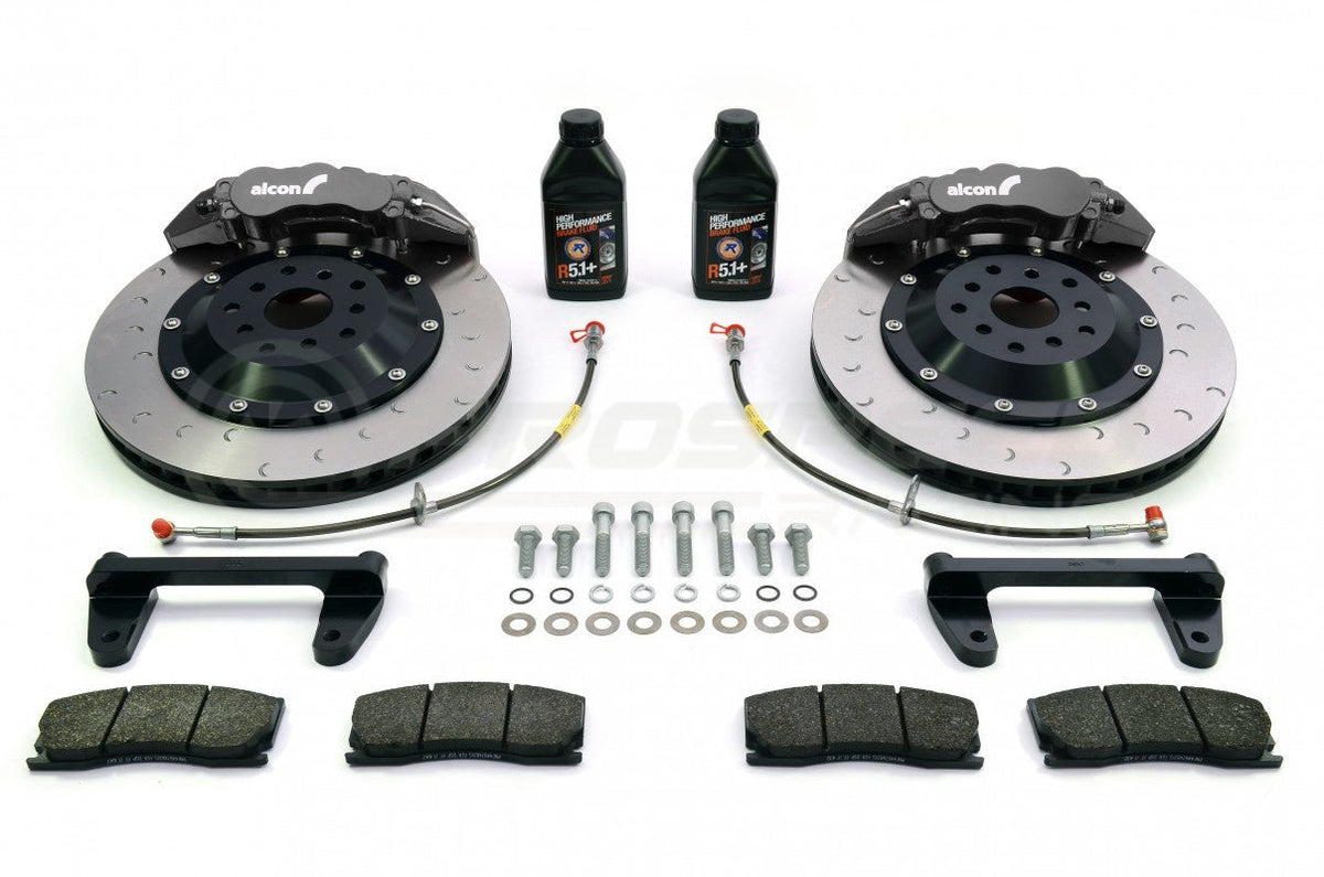 Roger Clark Motorsport Alcon Advantage 6 Piston 365mm Front Big Brake Kit Black image 1