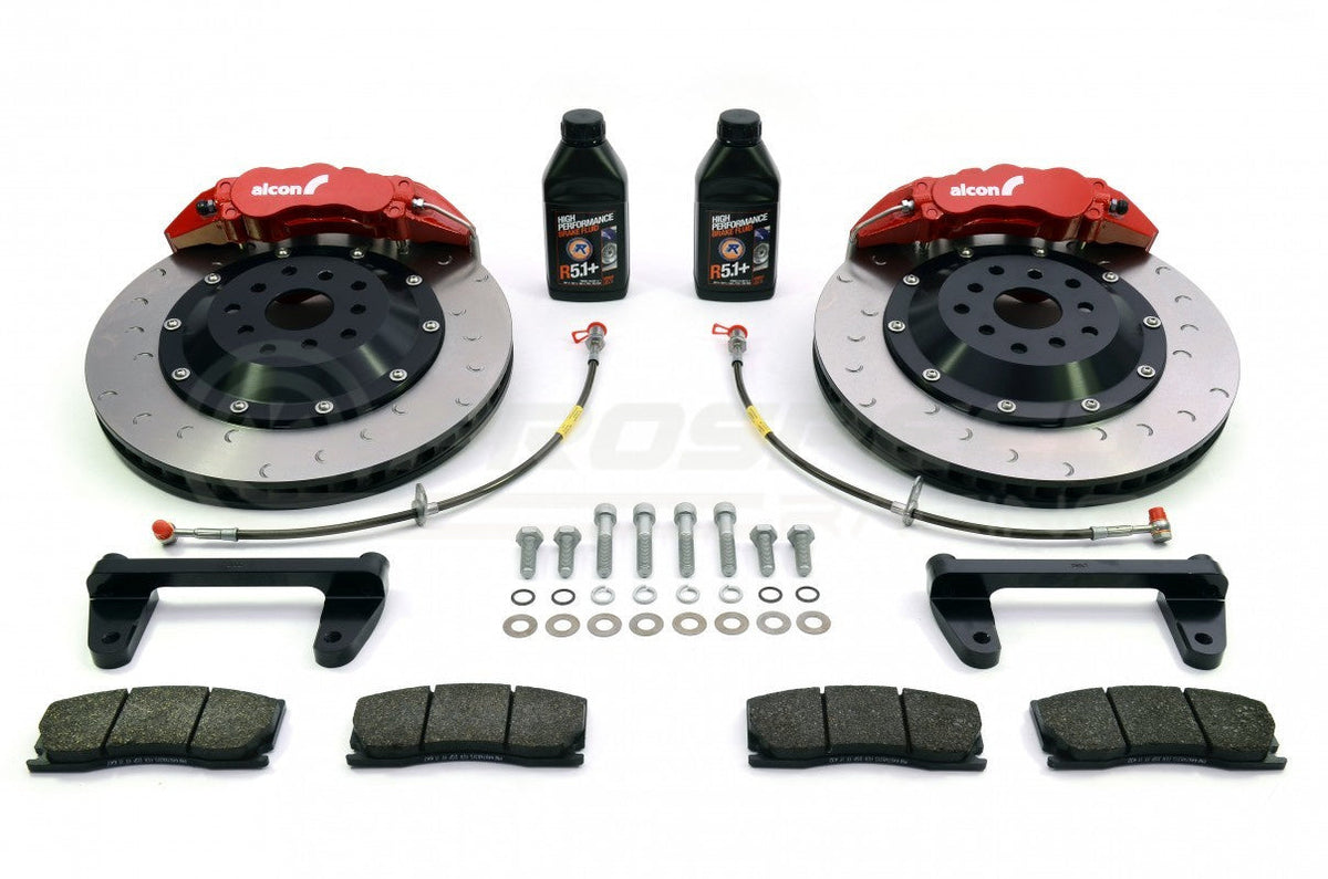 Roger Clark Motorsport Alcon Advantage 6 Piston 365mm Front Big Brake Kit Red image 1