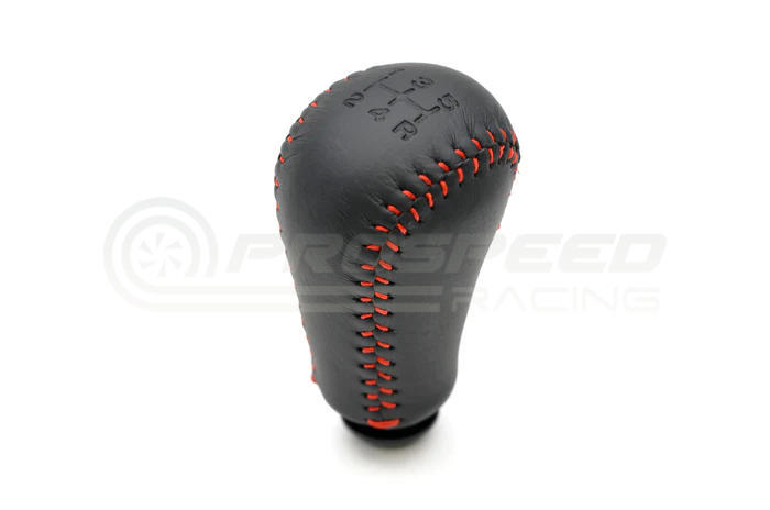 STI Genuine OEM Red Leather Stitched Shift Knob image 1