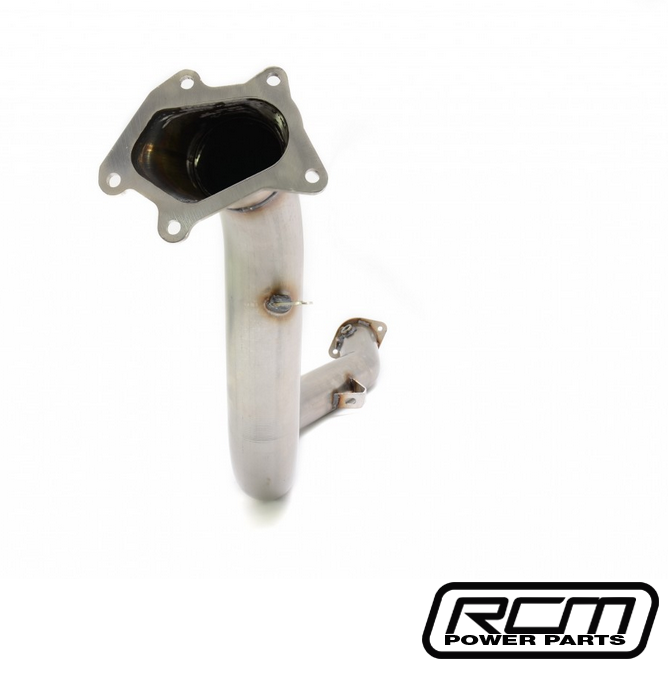 Roger Clark Motorsport 3" Open Neck JDM Twin Scroll Catless Downpipe image 2
