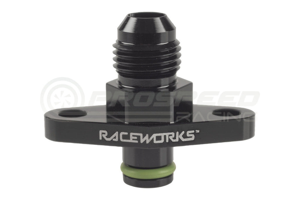 Raceworks OEM Fuel Rail FPR Adaptor AN-6 - Subaru WRX 94-00/WRX 08-14/Nissan Skyline & Silvia/Mazda RX-7 image 1