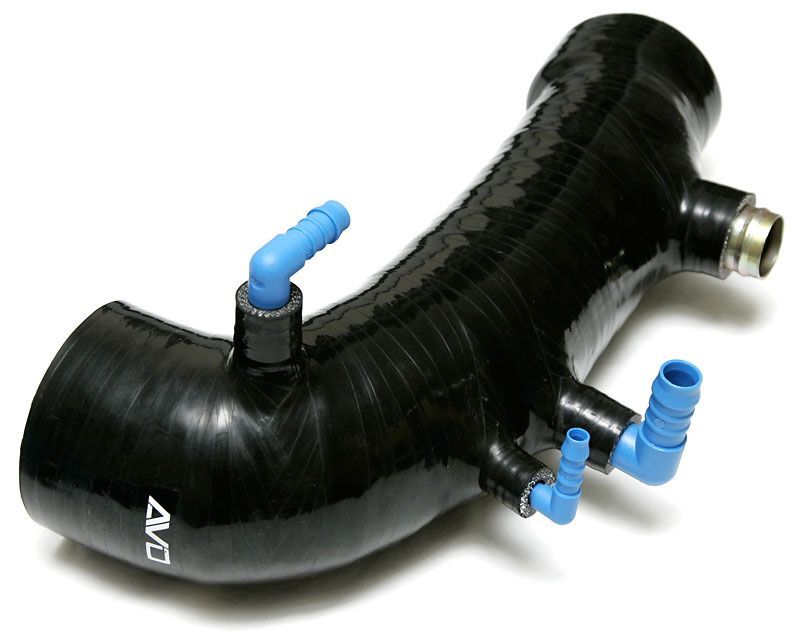 AVO 2.75" Silicone Turbo Inlet Hose Black
