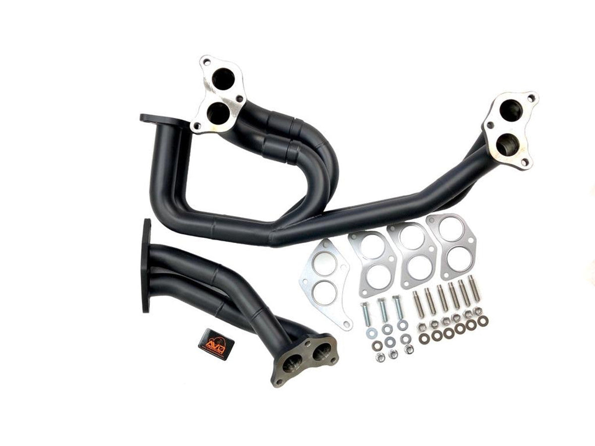 AVO Equal Length Twin Scroll Headers Ceramic Coated