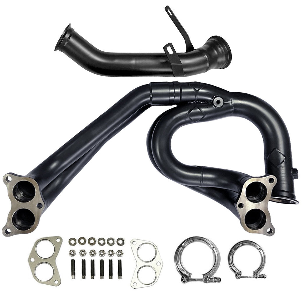 AVO Turbo Equal Length Rotated Twist Mount Race Headers image 1
