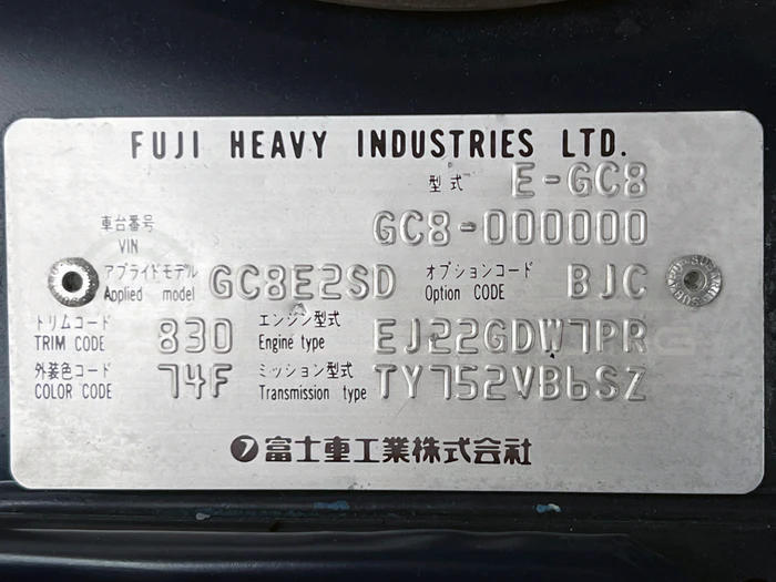 Roger Clark Motorsport Subaru Chassis Plate Rivet Pair