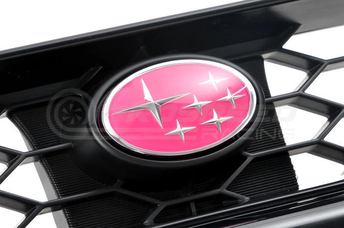 STI Genuine OEM Pink Star Grille Badge image 2