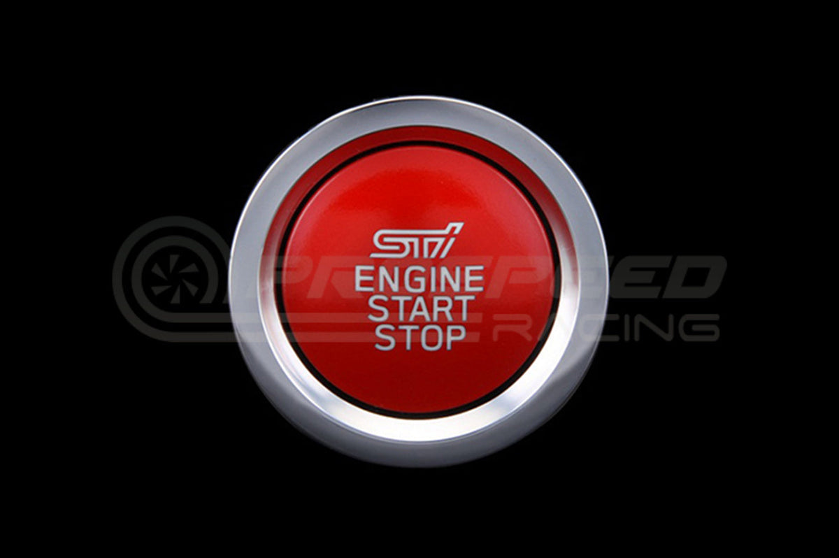 STI Genuine Cherry Red Push Button Start Stop Button