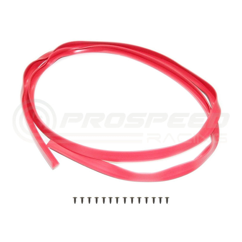 STI Genuine Cherry Blossom Red Front Skirt