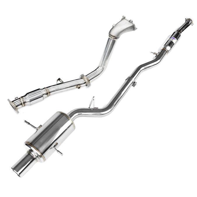 Invidia G200 Turbo Back Exhaust w/AVO Down Pipe image 1