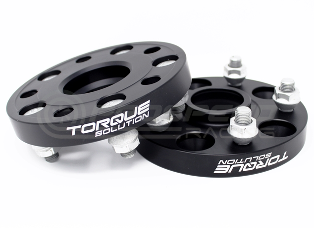 Torque Solution Forged Aluminum Wheel Spacer 25mm 5x100 image 1