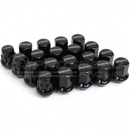 Rays Volk Racing 17 Hex Steel Wheel and Lock Nut 16+4 Set Black - M12x1.5 image 1