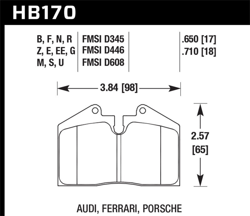 Project Mu Type HC+ Brake Pads