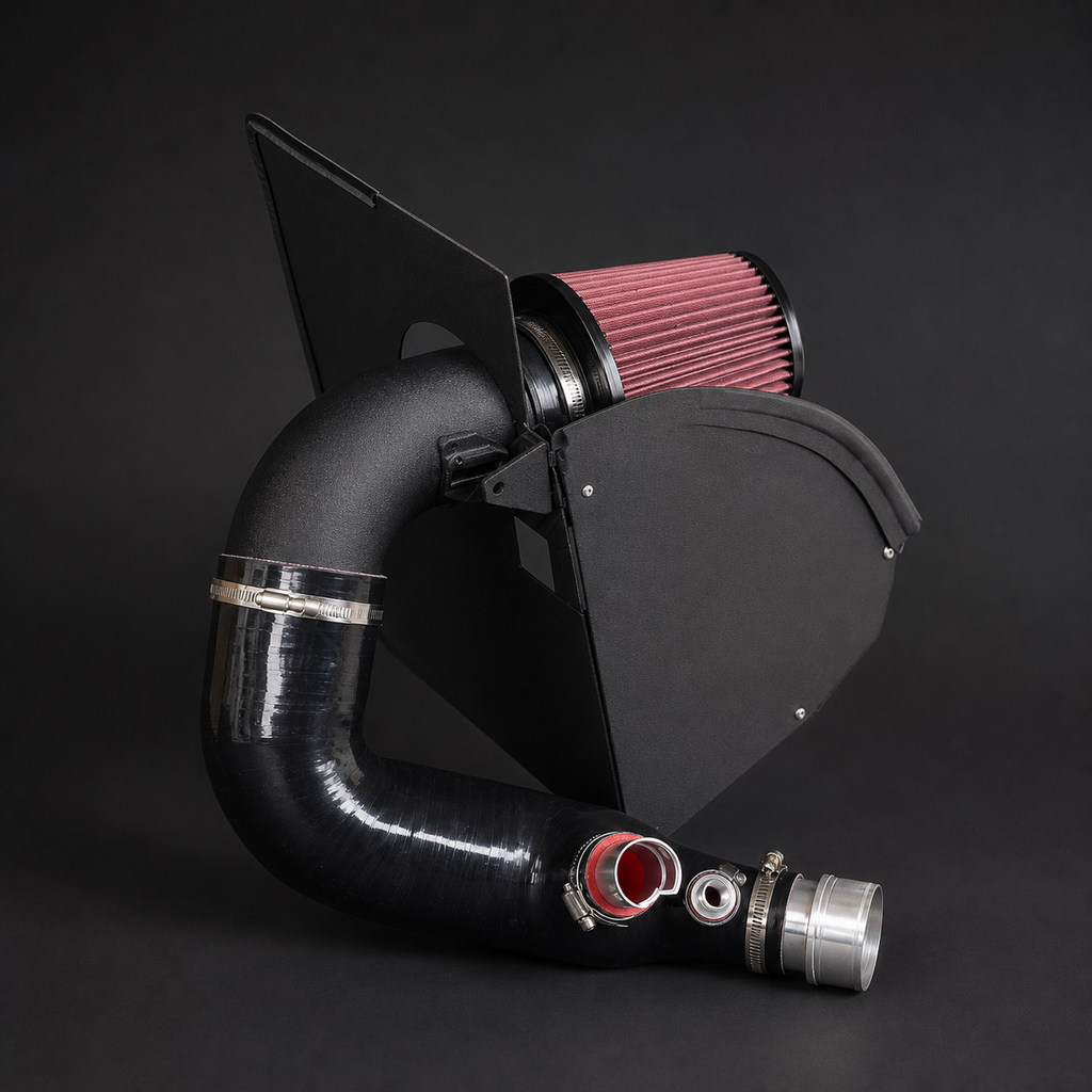 VCTR Performance BMW 320i/330i G20 B48 89 mm Intake System – side three-quarter view