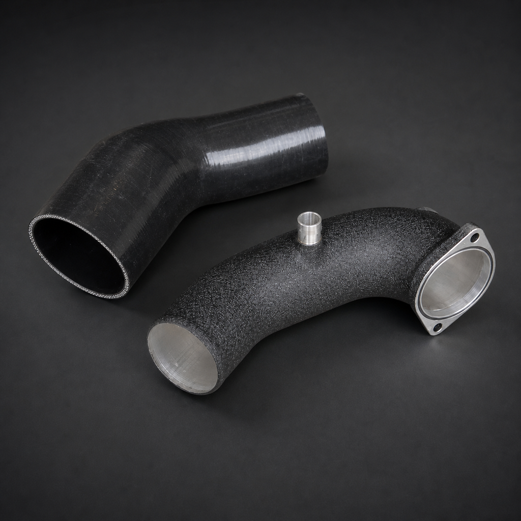 VCTR Performance Audi S4/S5 B9 3.0 TFSI Aluminium Turbo Inlet & Intake Hose – side three-quarter view