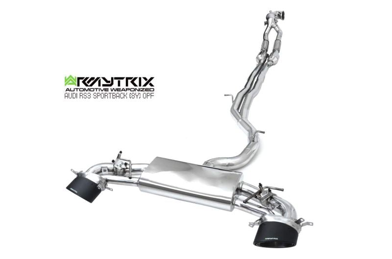 Armytrix Stainless Steel Valvetronic Cat Back Exhaust System - Audi RS3 8Y Sportback - AUR8Y-C
