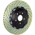 Brembo 2-Piece Drilled Front Brake Rotors PAIR - 380x34mm - Audi R8/Gallardo / RS5 B8, 380 x 34 mm Front Kit - 101.9003A