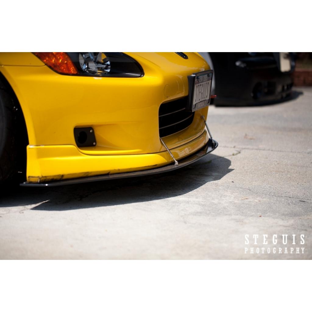 APR Performance Carbon Fibre Front Wind Splitter w/Rods image 2