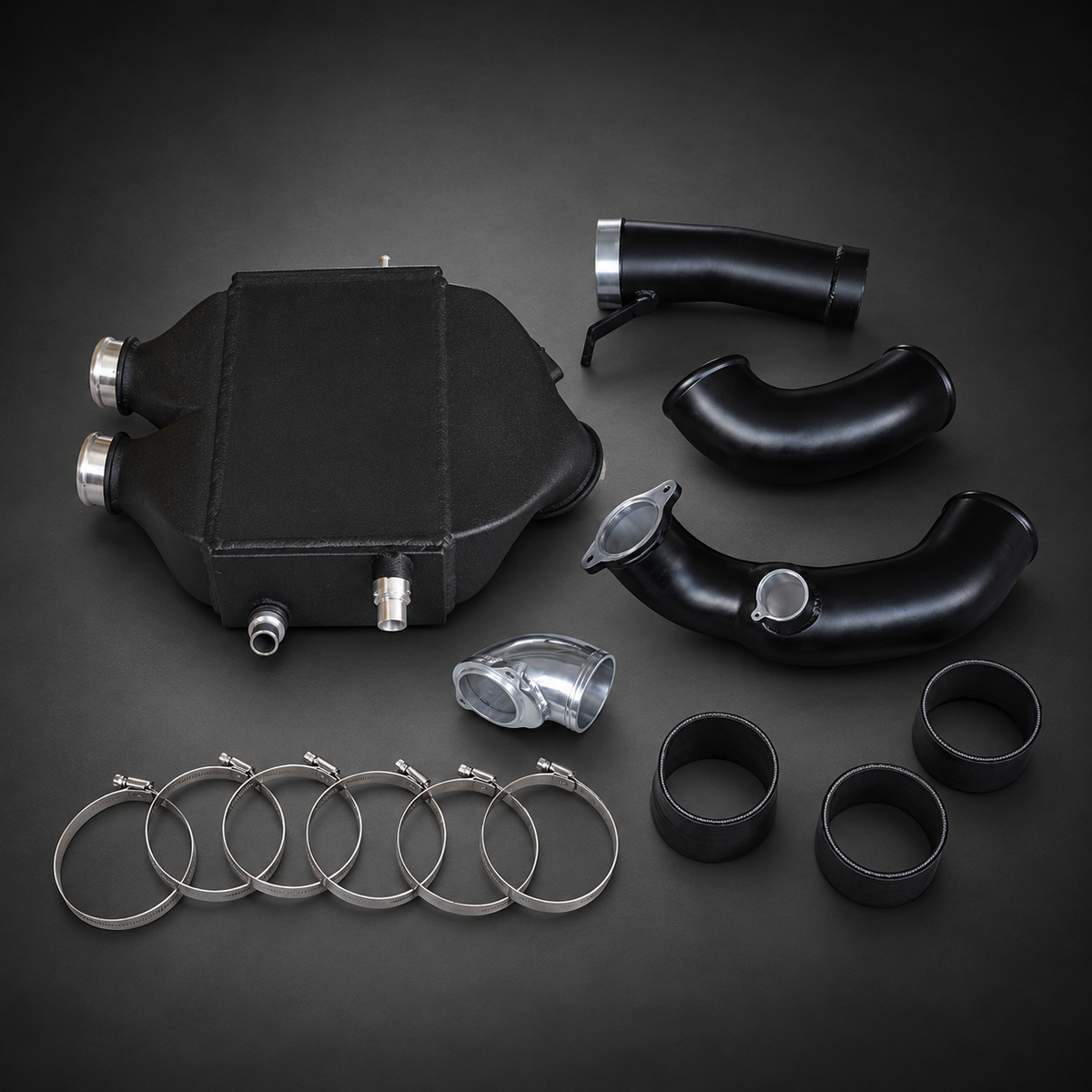 VCTR Performance BMW M2/M3/M4 F8X S55 Cooler Kit — studio view 3