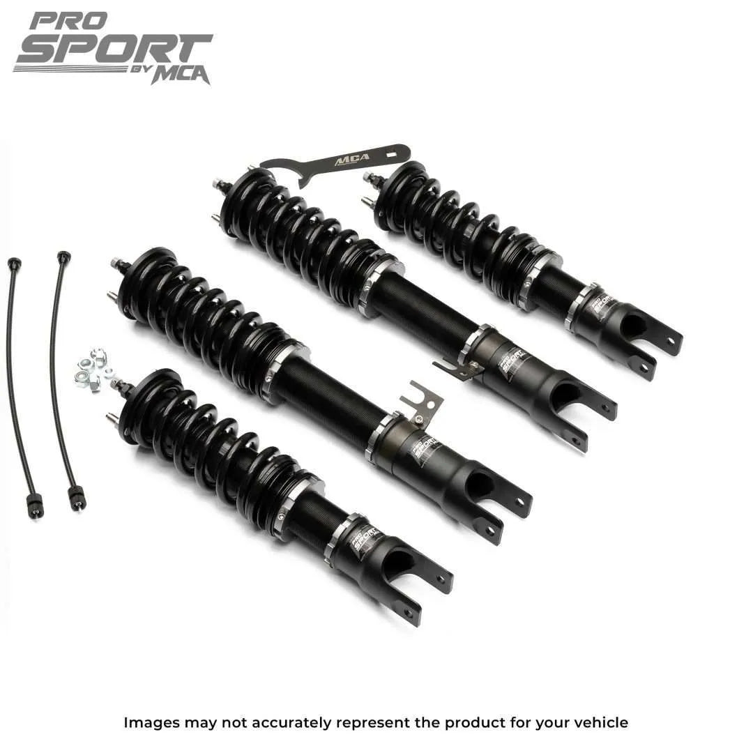 MCA Pro Sport coilover kit — generic range image; vehicle-specific components may differ