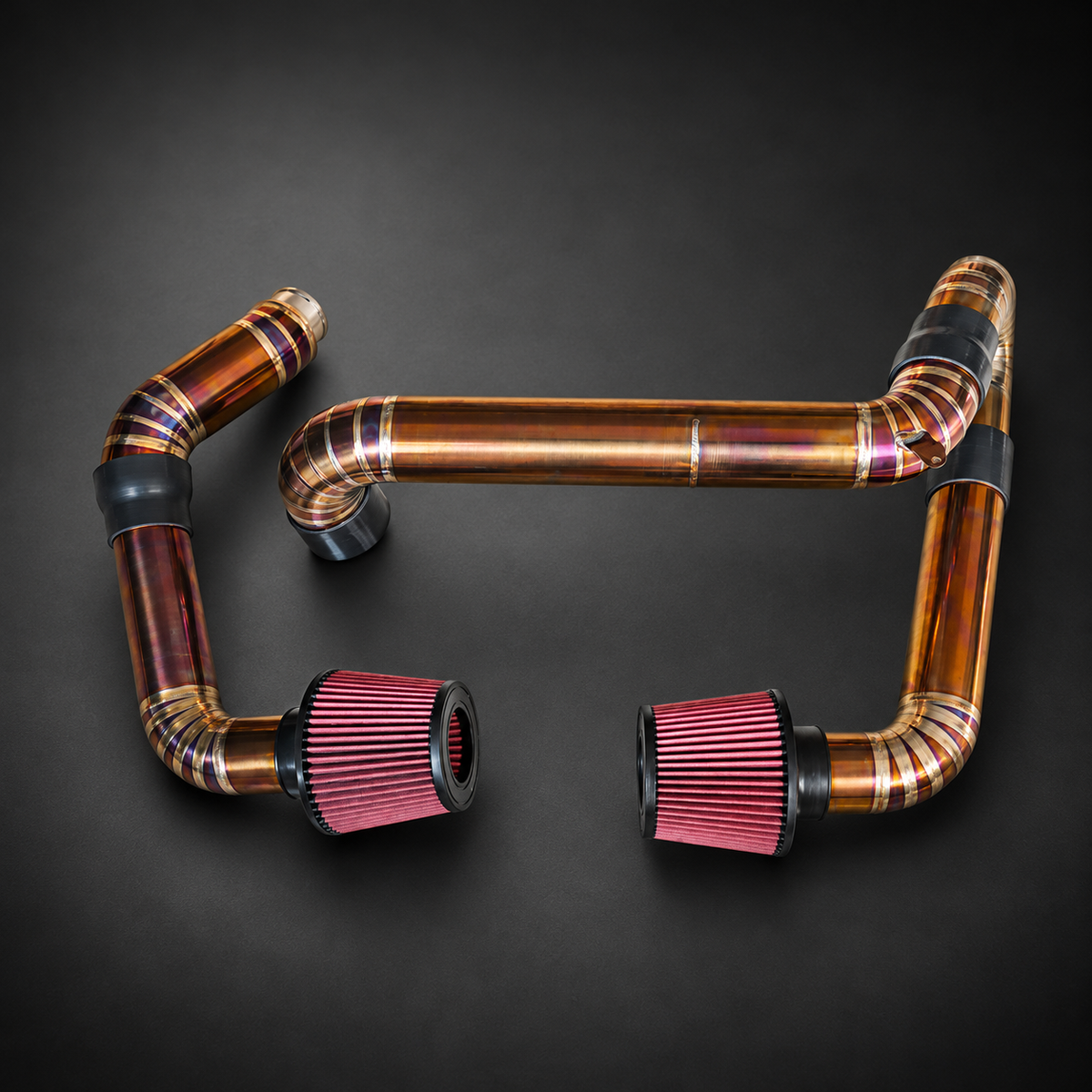 VCTR Performance BMW M2/M3/M4 G8X S58 Titanium Front Mount Intake — Gold