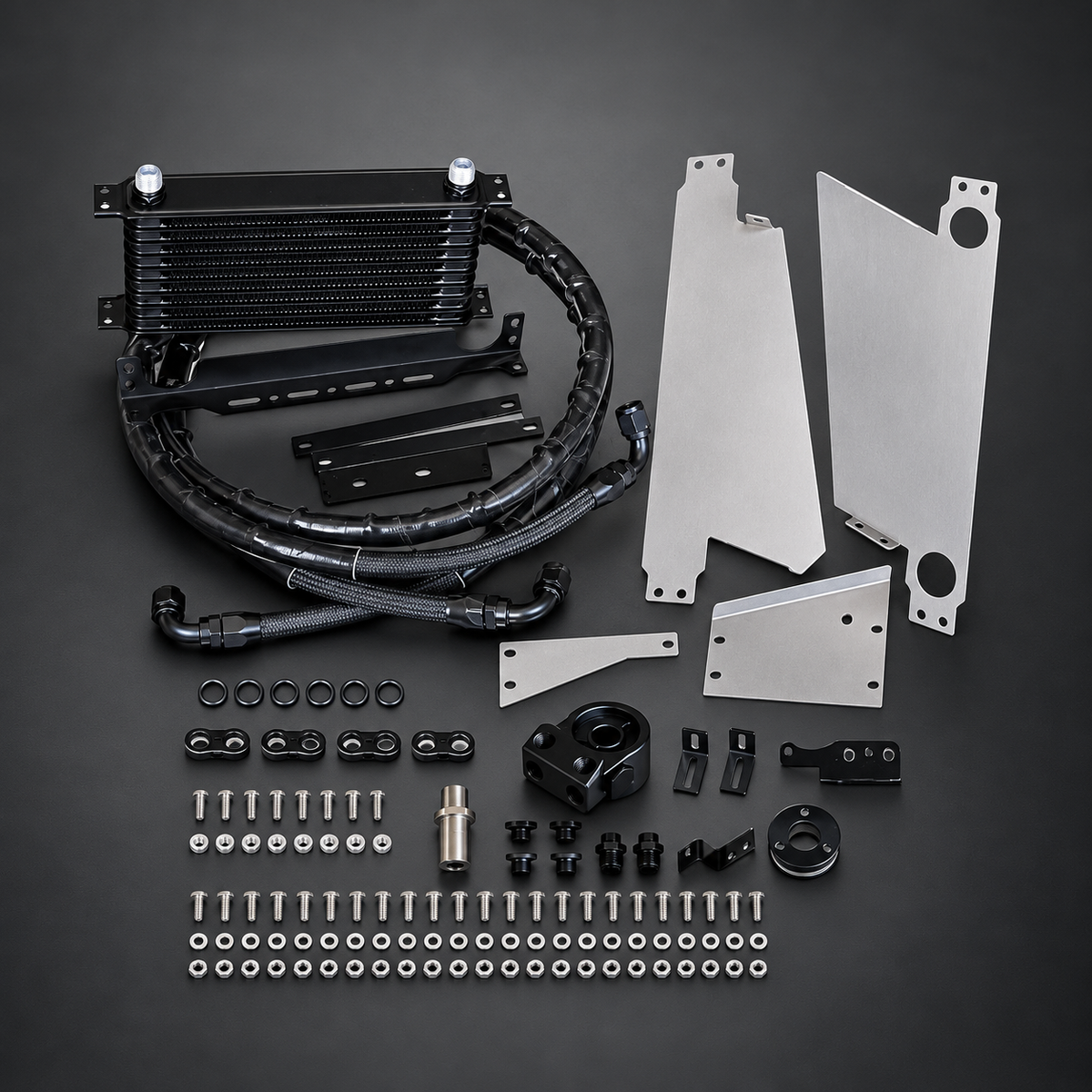 VCTR Performance Toyota 86 / Subaru BRZ Oil Cooler Kit — view 1