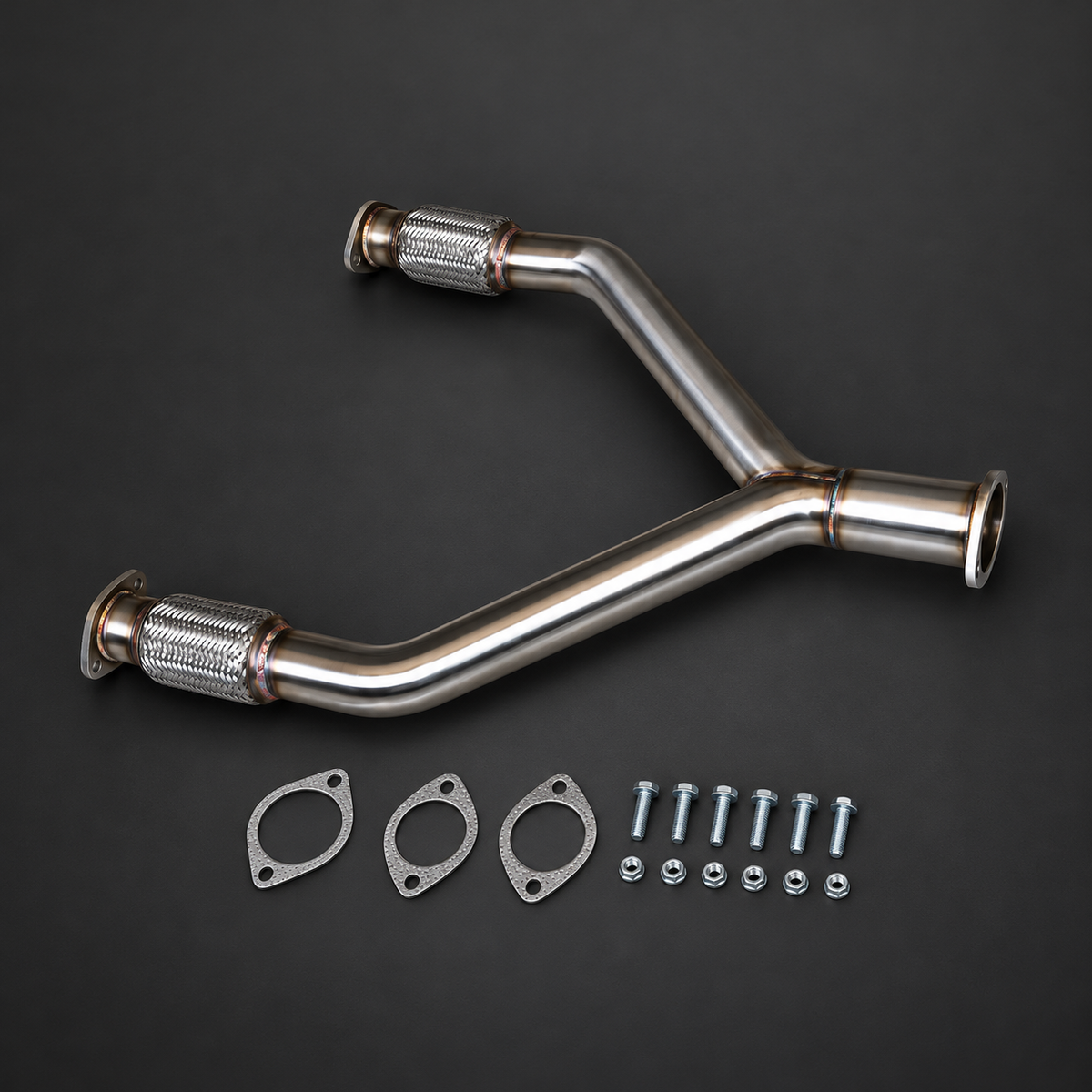 VCTR Performance Nissan 370Z / Infiniti G37/Q50 3.7L Mid Pipe — view 2