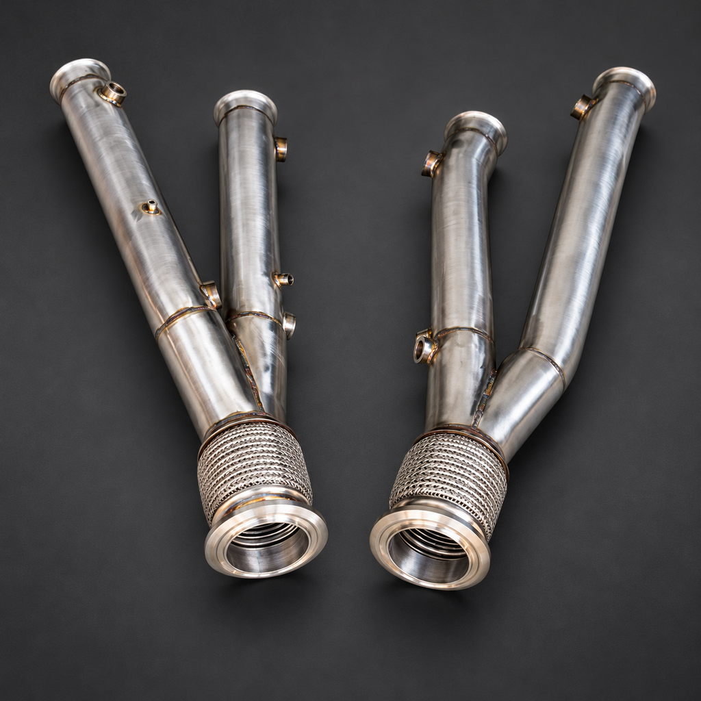 VCTR Performance Lamborghini Aventador SVJ 6.5L V12 Downpipe Kit — view 3