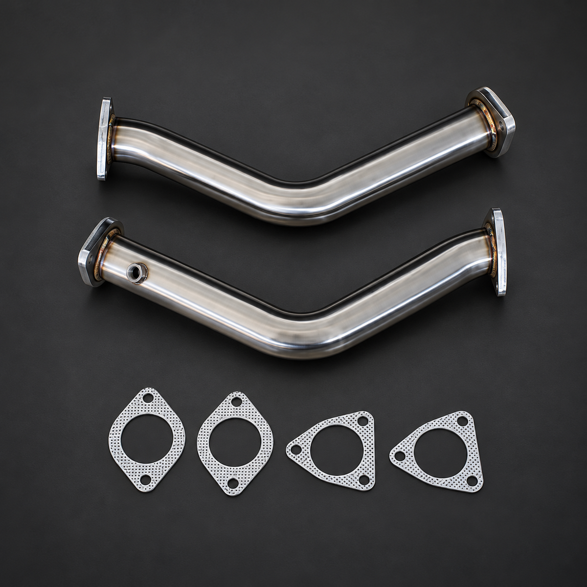 VCTR Performance Nissan 350Z / Infiniti G35 VQ35DE Exhaust Pipe Kit — RWD — view 2