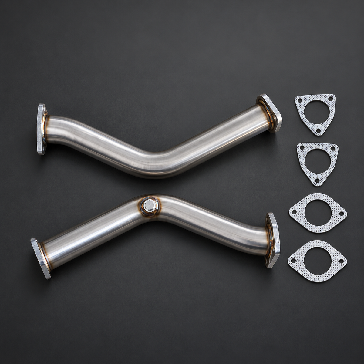 VCTR Performance Nissan 350Z / Infiniti G35 VQ35DE Exhaust Pipe Kit — RWD — view 3
