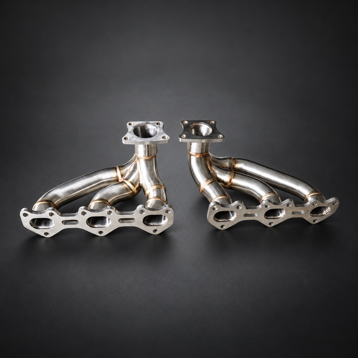 VCTR Performance Porsche 911 992 3.0L Stainless Steel Exhaust Headers — view 1
