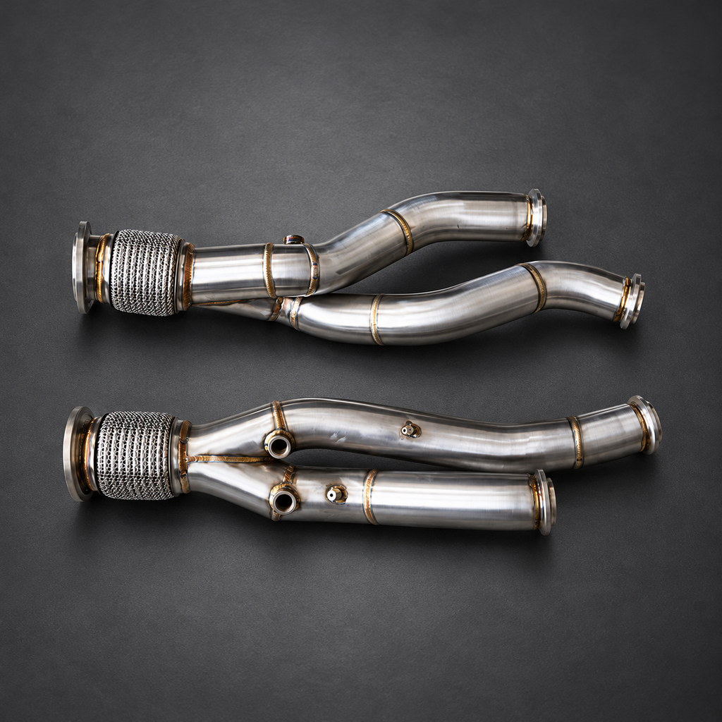 VCTR Performance Lamborghini Aventador LP700-4/LP720-4/LP750-4 SV Downpipe Kit — view 1