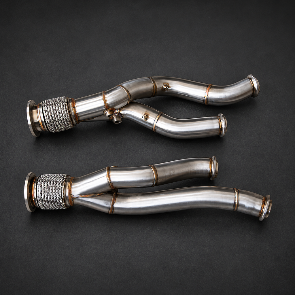 VCTR Performance Lamborghini Aventador LP700-4/LP720-4/LP750-4 SV Downpipe Kit — view 2