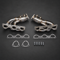 VCTR Performance Porsche 718 GT4/GTS Catted Exhaust Headers — 2020–2022 — view 1