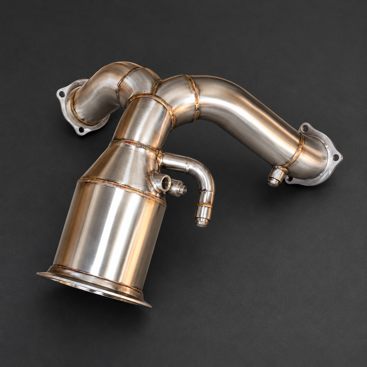 VCTR Performance Porsche Cayenne 3.0T Downpipe Kit — 2019–2023 — view 3