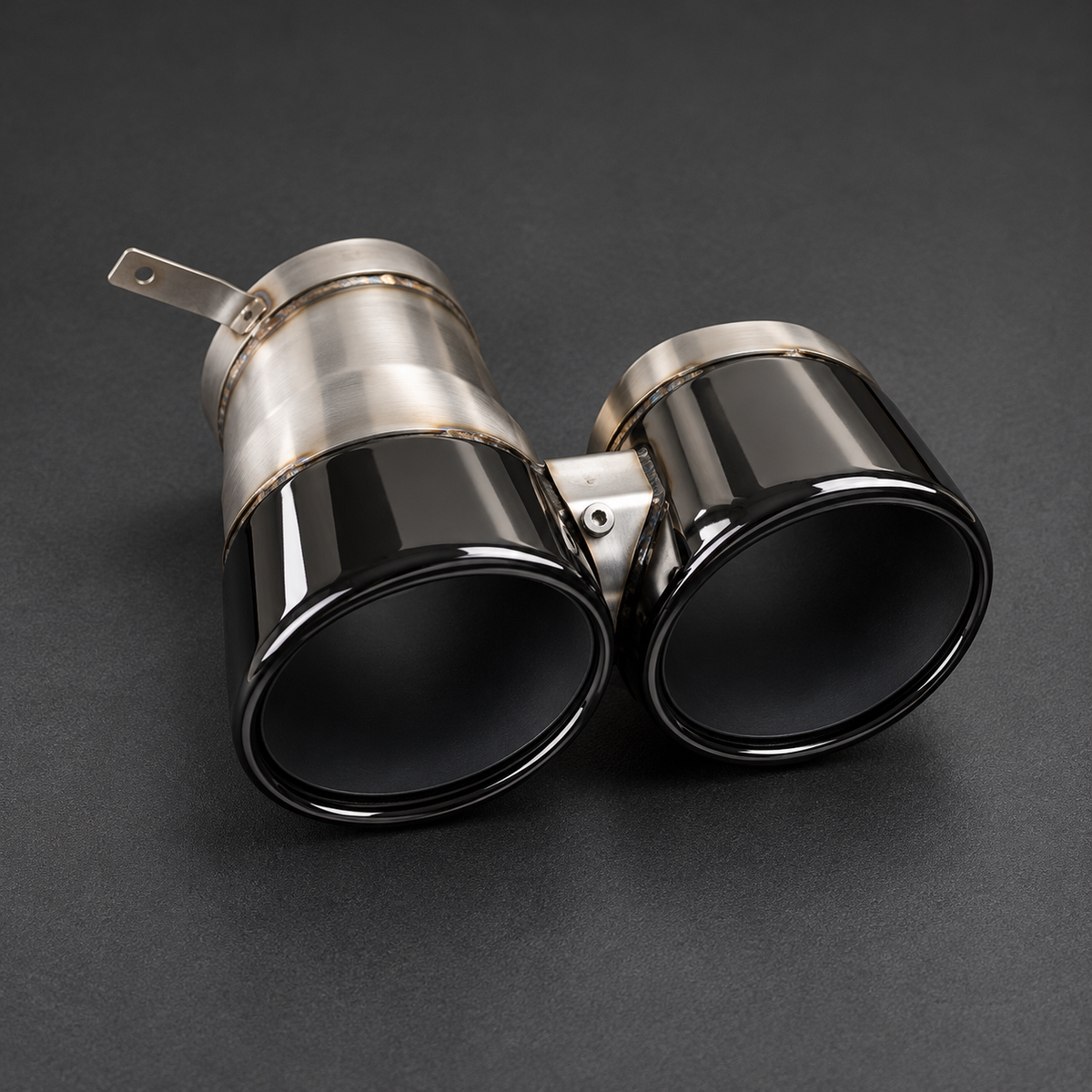 VCTR Performance Audi Q8 Rear Bumper — Black Exhaust Tips — view 2
