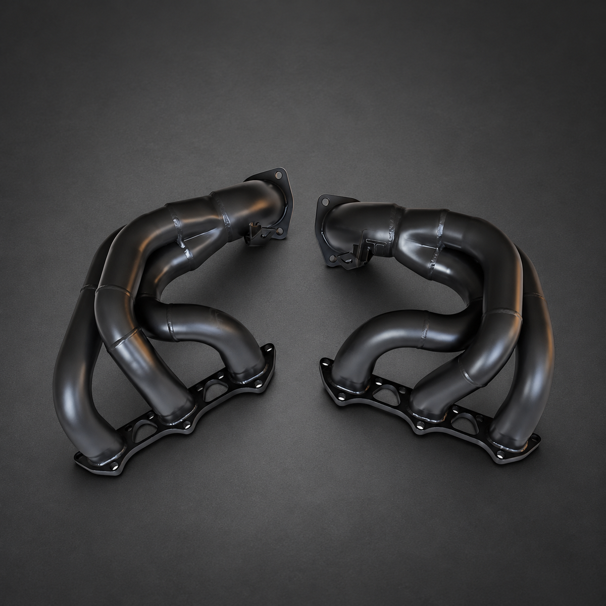 VCTR Performance Porsche 718 GT4 RS / Spyder Exhaust Headers — Heat Shield — view 3
