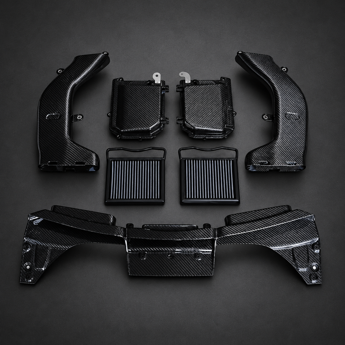VCTR Performance Mercedes-AMG C43/GLC43 3.0T Carbon Fibre Intake System — view 1