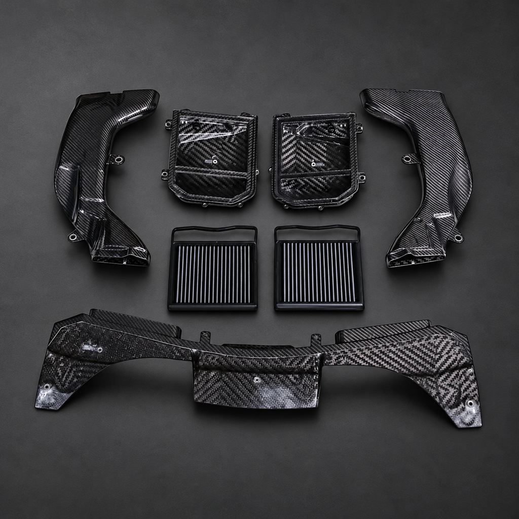 VCTR Performance Mercedes-AMG C43/GLC43 3.0T Carbon Fibre Intake System — view 2