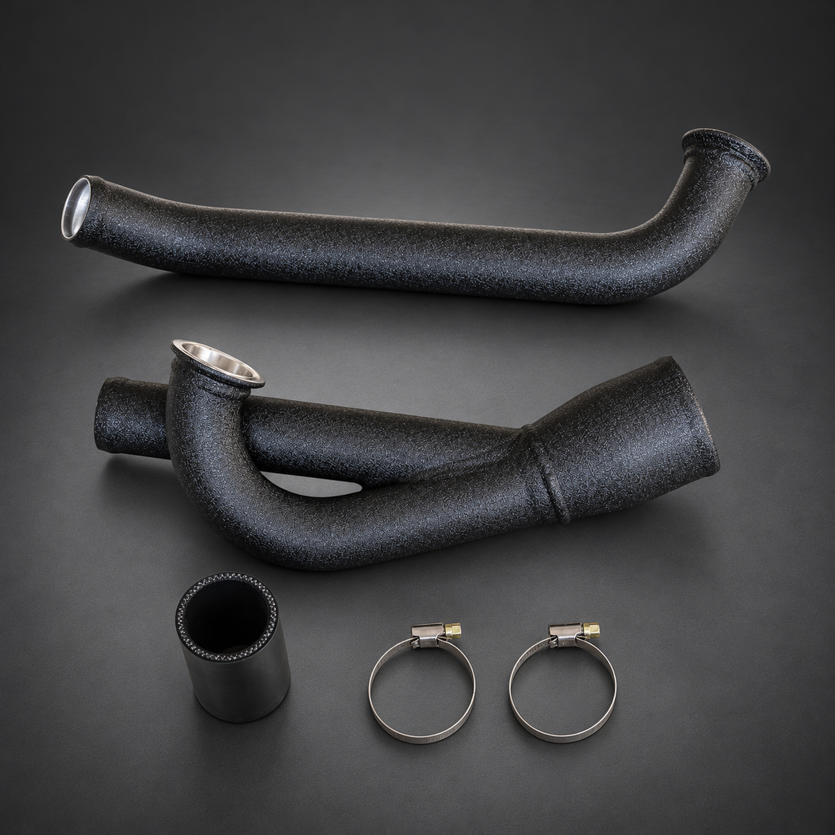 VCTR Performance BMW 335i N54 Turbo Outlet Charge Pipe — RHD — 2007–2013 — studio view 1