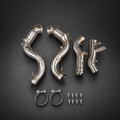 VCTR Performance Mercedes-AMG GLE63 S / GLS63 4.0T Catted Downpipe Kit — OPF — studio view 1