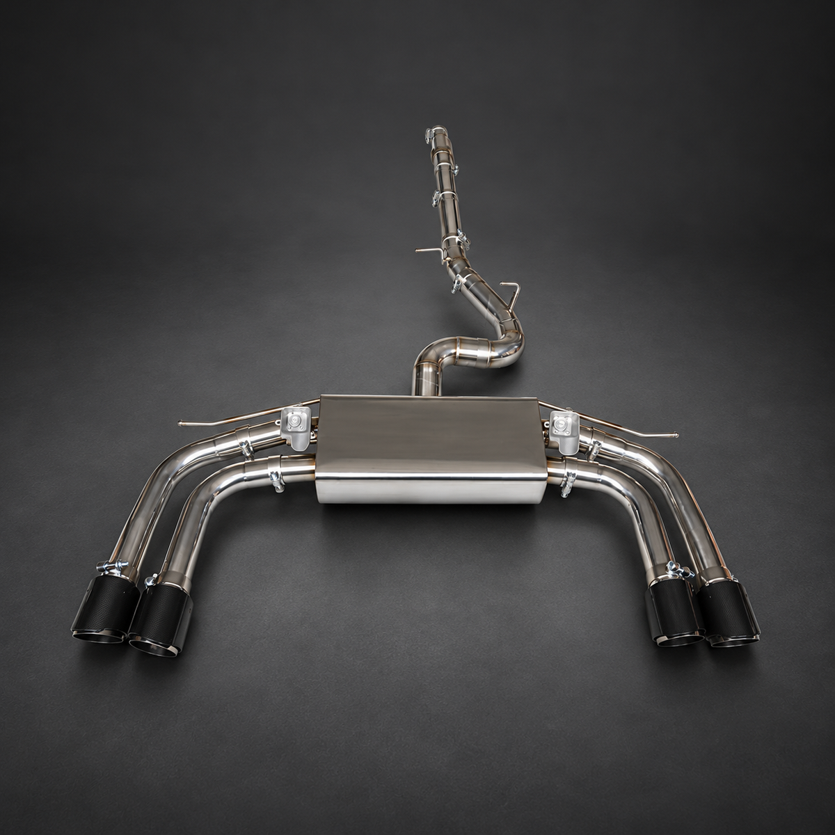 VCTR Performance Audi S3 8V 17+ Catback Exhaust System — studio view 2