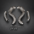 VCTR Performance Mercedes-AMG C63 W205 Catted Downpipe Kit — Heat Shield — studio view 1