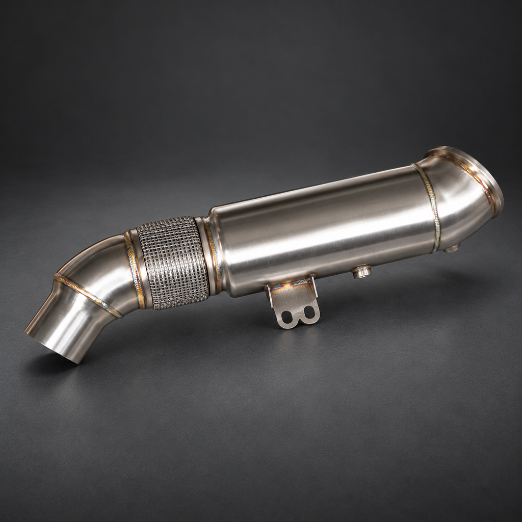 VCTR Performance BMW M240i/340i/440i/540i/740i B58 5-Inch Downpipe Kit — studio view 1