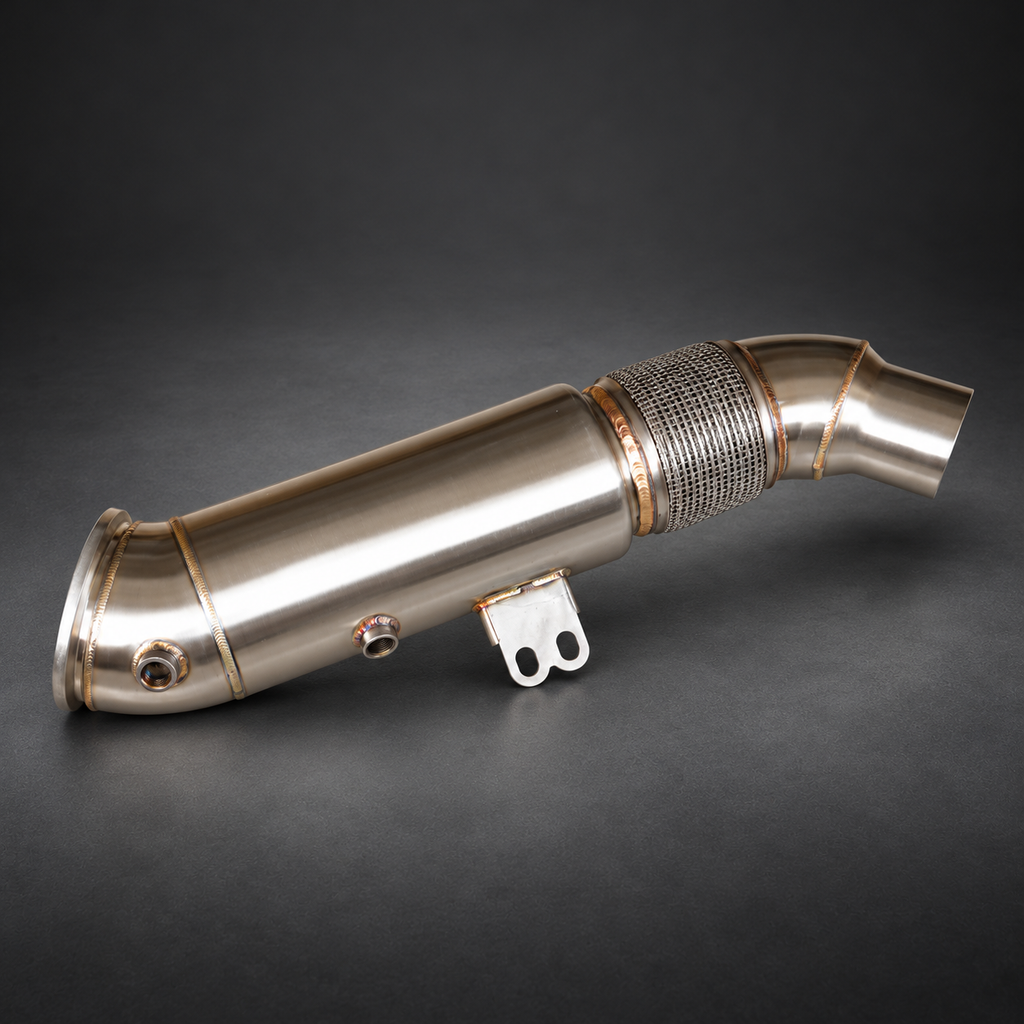 VCTR Performance BMW M240i/340i/440i/540i/740i B58 5-Inch Downpipe Kit — studio view 2